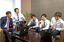ざっくばらんな社風がハルクの魅力／新卒採用サイト：池田ハルク