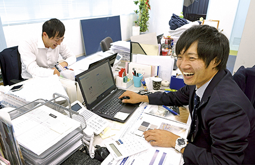 岡山支店：赤松拓己／新卒採用サイト：池田ハルク