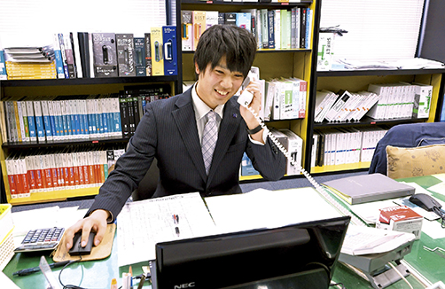 松江営業所：林和希／新卒採用サイト：池田ハルク