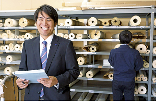 山口営業所：石田憲生／新卒採用サイト：池田ハルク