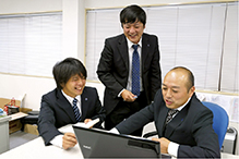 良好な熱いチームワークがハルクの魅力／新卒採用サイト：池田ハルク